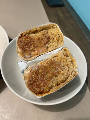 Tex Med Burritos   at El Med Veg in Tenerife