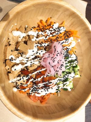 Poke bowl at El Med Veg in Tenerife