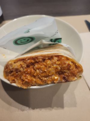 tasty burrito at El Med Veg in Tenerife