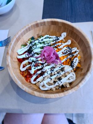 Poke bowl at El Med Veg in Tenerife