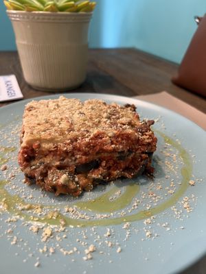 Lasagna  at El Med Veg in Tenerife