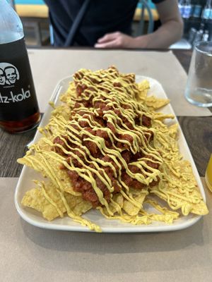 Super Nachos  at El Med Veg in Tenerife