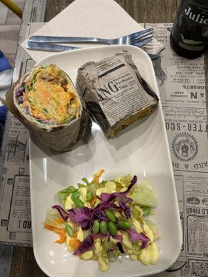 Falafel Wrap  at El Med Veg in Tenerife