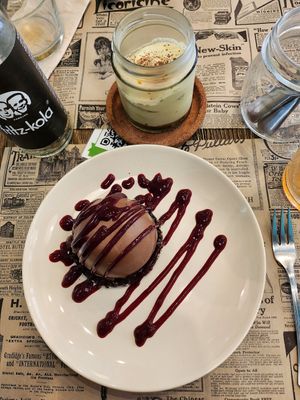 Desserts at El Med Veg in Tenerife