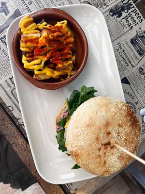 Clouseau Burger at El Med Veg in Tenerife