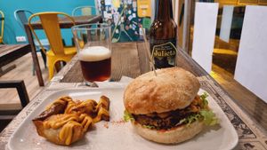King Burger at El Med Veg in Tenerife