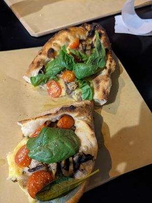 Vegan peynirli (Greek pizza) at Smak. Athens in Athens