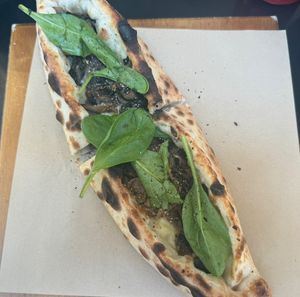 Traditional pizzaa  at Smak. Athens in Athens