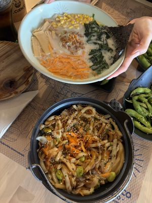 Ramen and noodles  at El Cuenco Dorado in Burgos