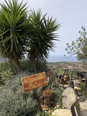 Terrace  at A Casarella in Corsica