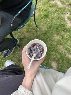 Iced Americano  at Maison de Balzac in Paris