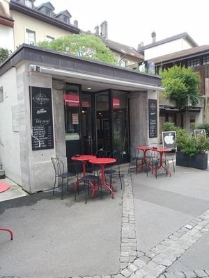 Entrance at Carasso in Morges