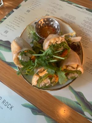 Vietnamese summer rolls - GOI CUON at Tiger Rock in Liverpool