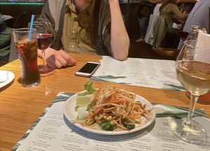 Som tum / papaya salad  at Tiger Rock in Liverpool