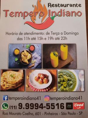 Tempero Indiano at Tempero Indiano in Sao Paulo