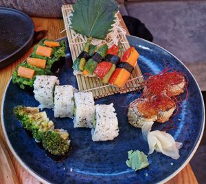 Mix sushi veggie/vegan at Uni Sushi in Ericeira