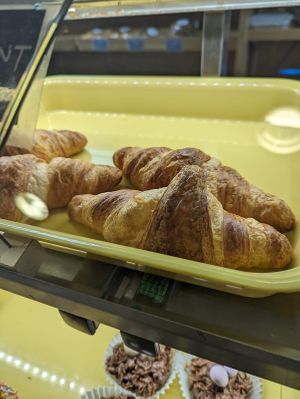 Vegan croissants   at Boscastle Bakery in Boscastle