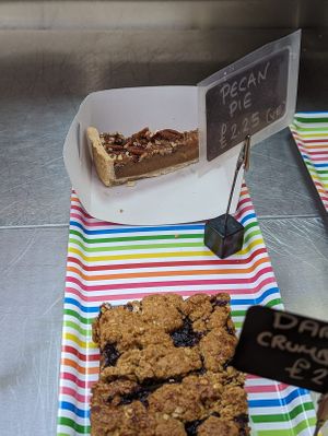 Pecan pie   at Boscastle Bakery in Boscastle
