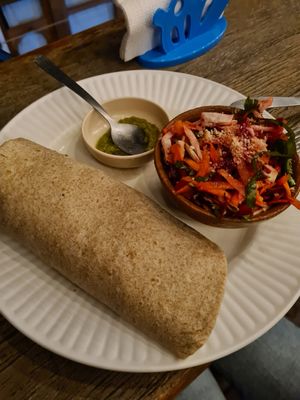 Burrito at The Fifth Dimension in San Pedro La Laguna