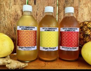 Kombucha homemade and very healthy to accompany the tastiest food of San Pedro La Laguna. #Veganuary at The Fifth Dimension in San Pedro La Laguna