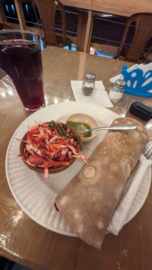 Burrito at The Fifth Dimension in San Pedro La Laguna