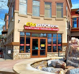 Front of building at Chopstickers in Fort Collins