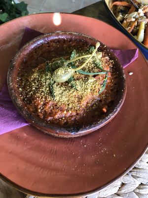 Moussaka at Esfigueral in Ibiza