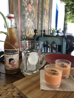 Gaspacho  at Esfigueral in Ibiza