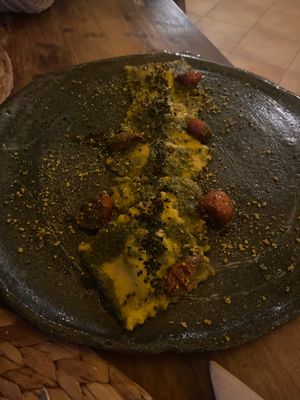 Ravioli  at Esfigueral in Ibiza