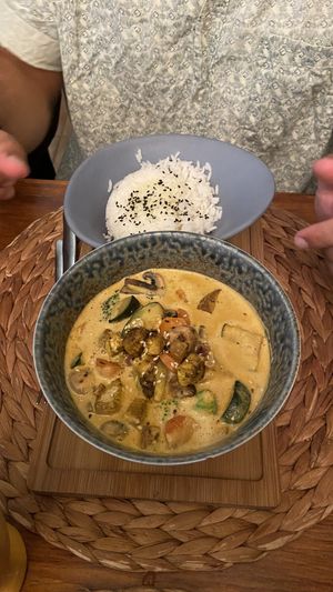 Veganes Curry  at Esfigueral in Ibiza