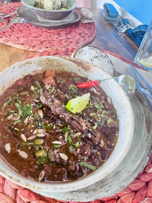 Chili con cacao  at Esfigueral in Ibiza
