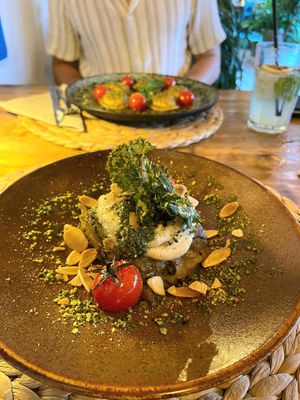 Lasagna at Esfigueral in Ibiza