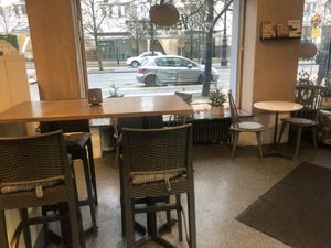 Indoor seating   at Sju Bönor in Helsingborg