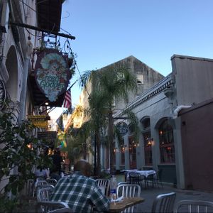 outside at Green Goddess in New Orleans