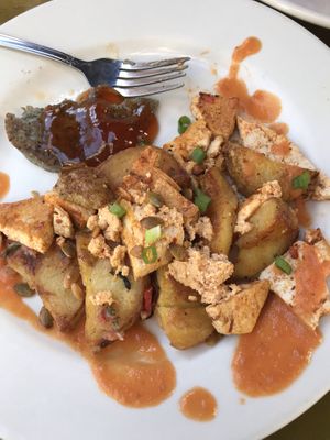 Tofu Hash - AMAZING! at Green Goddess in New Orleans