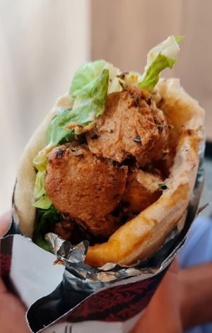 Vegan kebab at Portz Kebab & Grill in Ocean Grove