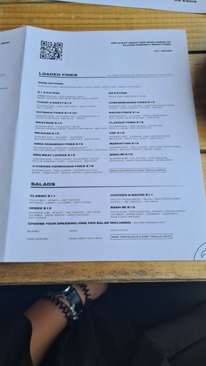 1 loaded fries option at Dr Fill in Smythes Creek