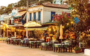 Apagio taverna at Apagio Taverna in Poros