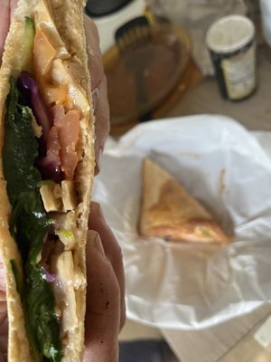 Vegan sandwich (take away)  at RSPCA Black Cat Café in Wacol