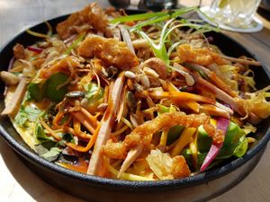 Omelette at GAO Vegan in Leipzig