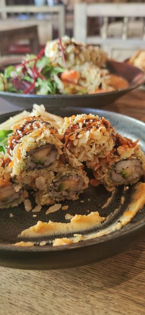 Knuspriges Sushi at GAO Vegan in Leipzig