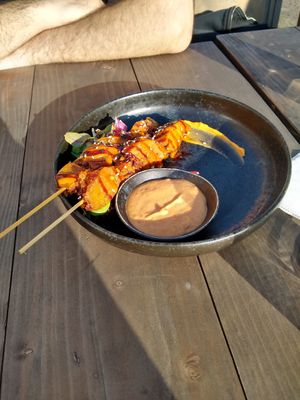 Satay at GAO Vegan in Leipzig