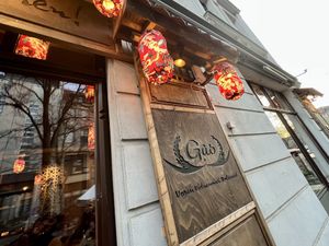 sign  at GAO Vegan in Leipzig