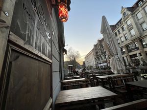 outside  at GAO Vegan in Leipzig