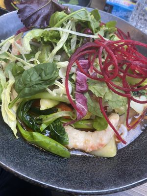 Vegane Garnelen mit Udon Nudeln   at GAO Vegan in Leipzig