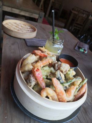 Tempura at GAO Vegan in Leipzig