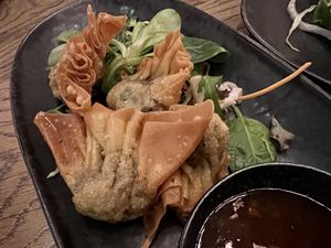 crispy wan tan  at GAO Vegan in Leipzig