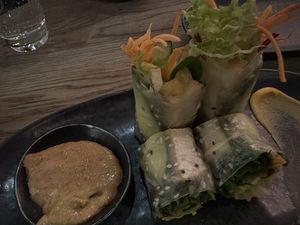 summer rolls  at GAO Vegan in Leipzig