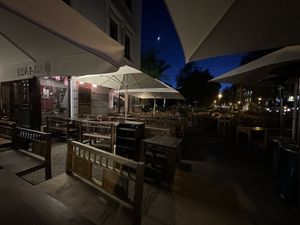 outside  at GAO Vegan in Leipzig