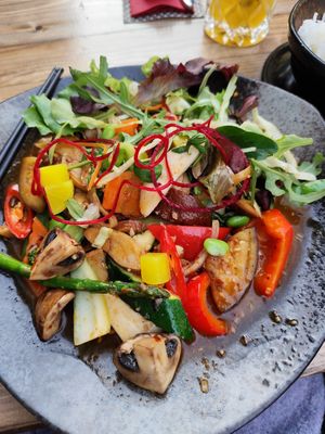 Nr. 40 Scharfer Seitan at GAO Vegan in Leipzig